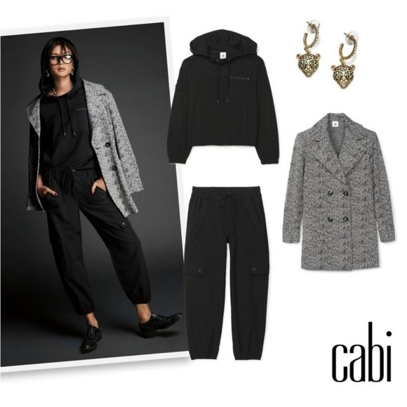Cabi Quantum Hoodie-Black. Style 4368 XS.Stylist sample/tried on but never worn. - Picture 2 of 7